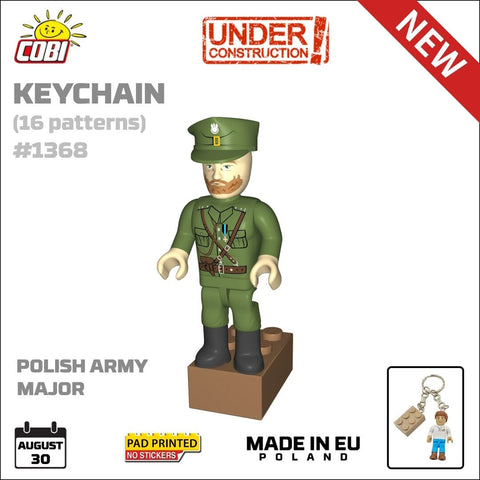 COBI Keychain - 1939 Polish Army Major - COBI-1368 Other Military Cobi 