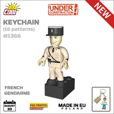 COBI Keychain - French Gendarme - COBI-1366 Other Military Cobi 