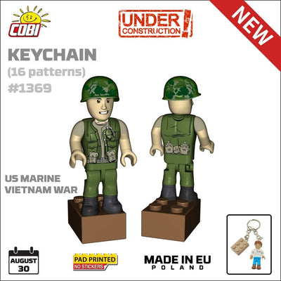 COBI Keychain - US Marine - Vietnam War - COBI-1369 Other Military Cobi 