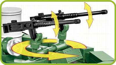 Patrol River Boat MK II - COBI 2238 - 615 brick boat - BRICKTANKS