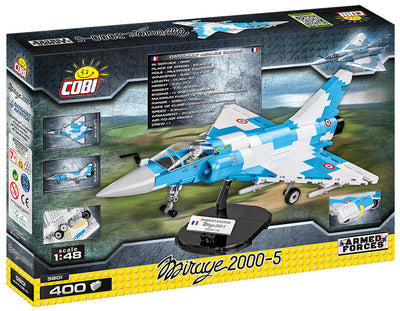 Dassault Mirage 2000 - COBI 5801 - 400 brick fighter aircraft - BRICKTANKS