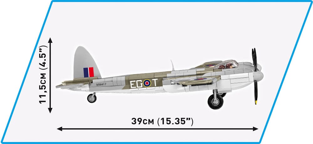 De Havilland DH-98 Mosquito brick plane model - COBI 5735 - 710 bricks ...