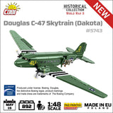 Douglas C-47 Skytrain (Dakota) - COBI 5743- 892 bricks Planes Cobi 