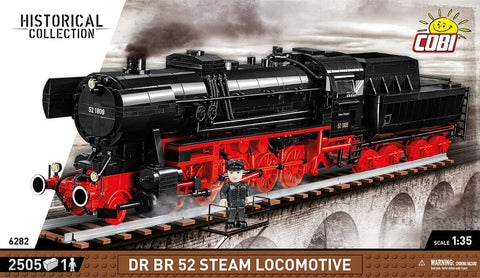 DRB Class 52 Steam Locomotive with coal wagon - COBI 6282 - 2505 brick train Toys & Games Cobi 