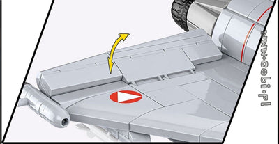 Eurofighter Typhoon (Austria) brick plane model - COBI 5850 - 635 bricks Planes Cobi 