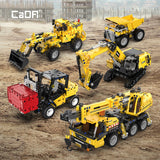 Excavator - CaDA C65003W - 467 Bricks - BRICKTANKS