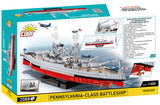 Executive Edition - 2 in 1 Pennsylvania-Class Battleship - COBI 4842 - 2100 Bricks - BRICKTANKS