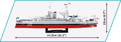 Executive Edition - 2 in 1 Pennsylvania-Class Battleship - COBI 4842 - 2100 Bricks - BRICKTANKS
