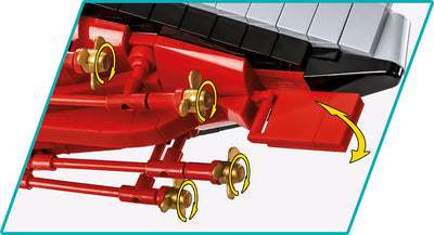 Executive Edition - 2 in 1 Pennsylvania-Class Battleship - COBI 4842 - 2100 Bricks - BRICKTANKS