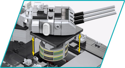 Executive Edition Iowa-Class Battleship - COBI 4836 - 2685 Bricks - BRICKTANKS