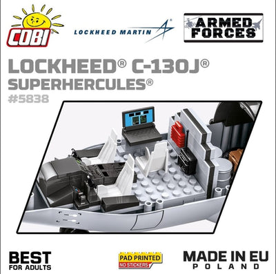 Executive Edition Lockheed C-130J-SOF Super Hercules - COBI 5838 - 692 bricks Planes Cobi 