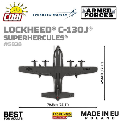 Executive Edition Lockheed C-130J-SOF Super Hercules - COBI 5838 - 692 bricks Planes Cobi 