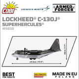 Executive Edition Lockheed C-130J-SOF Super Hercules - COBI 5838 - 692 bricks Planes Cobi 