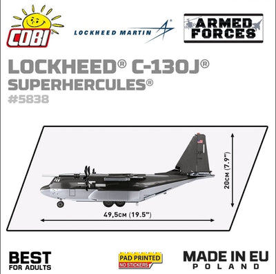 Executive Edition Lockheed C-130J-SOF Super Hercules - COBI 5838 - 692 bricks Planes Cobi 