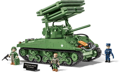 EXECUTIVE EDITION - M4A3 Sherman with T34 Calliope - COBI 2569 - 1165 Bricks - BRICKTANKS