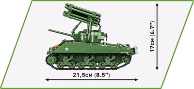 EXECUTIVE EDITION - M4A3 Sherman with T34 Calliope - COBI 2569 - 1165 Bricks - BRICKTANKS