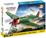 Executive Edition Thunderbolt II P-47 & tank trailer - COBI 5736 - 562 Bricks Planes Cobi 