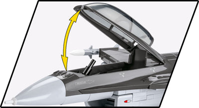 F-16D Fighting Falcon - COBI 5815 - 410 Bricks - BRICKTANKS