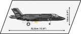 F-35A Lightning II (Royal Norwegian Air Force) - COBI 5831 - 570 Bricks - BRICKTANKS