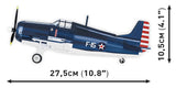 F4F Wildcat Northrop Grumman - COBI 5731 - 375 Bricks - BRICKTANKS