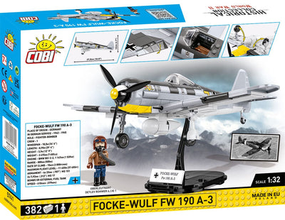 Focke-Wulf FW 190 A3 - COBI 5741 - 382 Bricks Planes Cobi 