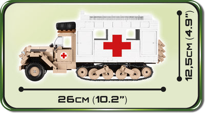 Ford V3000S Maultier - COBI 2518 - 535 brick tracked ambulance - BRICKTANKS