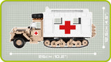 Ford V3000S Maultier - COBI 2518 - 535 brick tracked ambulance - BRICKTANKS