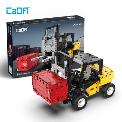 Forklift - CaDA C65002W - 388 Bricks - BRICKTANKS