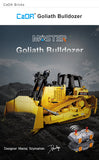 Goliath Bulldozer RC - CADA C61056W - 2826 Bricks - BRICKTANKS