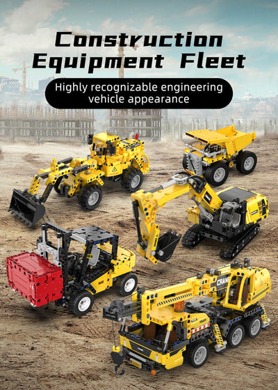 Heavy Duty Truck - CaDA C65001W - 372 Bricks - BRICKTANKS