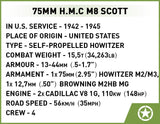 H.M.C M8 Scott - COBI 2279 - 519 Bricks - BRICKTANKS