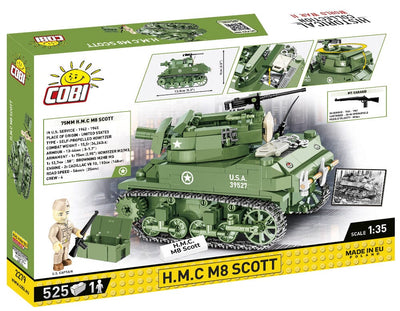 H.M.C M8 Scott - COBI 2279 - 519 Bricks - BRICKTANKS