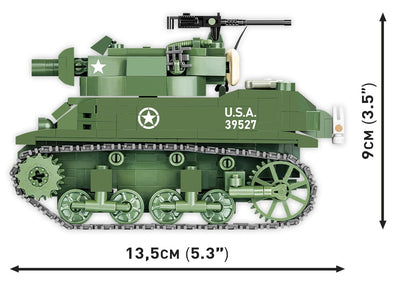 H.M.C M8 Scott - COBI 2279 - 519 Bricks - BRICKTANKS