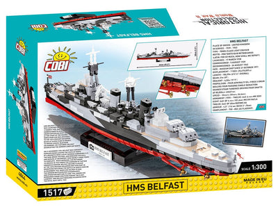 HMS Belfast - COBI 4844 - 1517 Bricks - BRICKTANKS