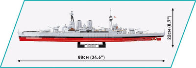 HMS HOOD - COBI 4830 - 2613 bricks - BRICKTANKS