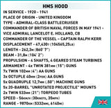 HMS HOOD - COBI 4830 - 2613 bricks - BRICKTANKS