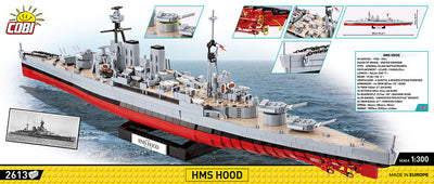HMS HOOD - COBI 4830 - 2613 bricks - BRICKTANKS