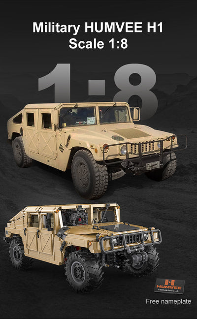 Humvee Off Road Vehicle RC - CADA C61036W - 3935 Bricks - BRICKTANKS