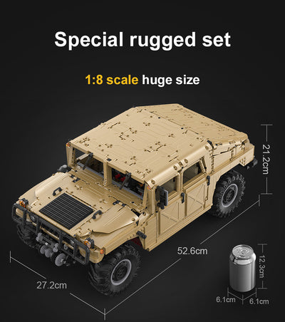 Humvee Off Road Vehicle RC - CADA C61036W - 3935 Bricks - BRICKTANKS