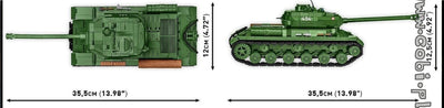 IS-2 brick tank model - COBI 2578 - 1044 bricks Tank Cobi 