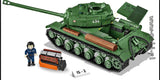 IS-2 brick tank model - COBI 2578 - 1044 bricks Tank Cobi 