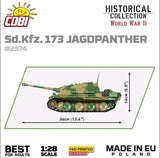 Jagdpanther (SD.KFZ.173) - COBI 2574 - 970 Bricks Tank Cobi 