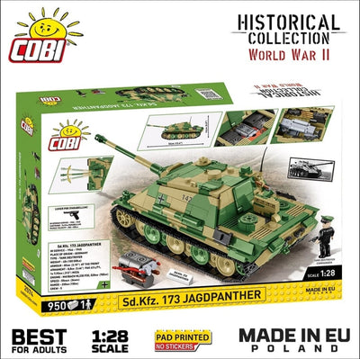 Jagdpanther (SD.KFZ.173) - COBI 2574 - 970 Bricks Tank Cobi 