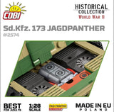 Jagdpanther (SD.KFZ.173) - COBI 2574 - 970 Bricks Tank Cobi 