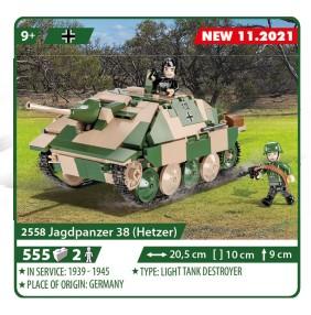 Jagdpanzer 38 (Hetzer) - COBI 2558 - 540 bricks - BRICKTANKS