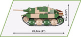 Jagdpanzer 38 (Hetzer) - COBI 2558 - 540 bricks - BRICKTANKS