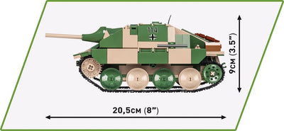 Jagdpanzer 38 (Hetzer) - COBI 2558 - 540 bricks - BRICKTANKS
