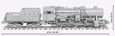 Kriegslokomotive Baureihe locomotive with coal wagon - COBI 6281 - 2503 brick train Toys & Games Cobi 