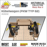 Kubelwagen - Typ 82 - COBI 2802 - 1530 brick utility vehicle Executive Edition car Cobi 