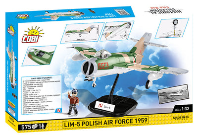 LIM-5 Polish Air Force 1959 - COBI 5824 - 575 Bricks - BRICKTANKS